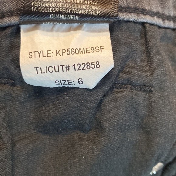 Kut from the Kloth Black Straight Leg Jeans Size 6 - Picture 6 of 10